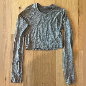 Lululemon Long Sleeved Crop Top Swift Tech